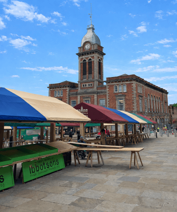 Generated image_ Chesterfield town centre on a sunny day